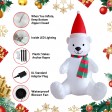 4FT Inflatable Polar Bear