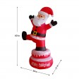 5FT Inflatable Rotating Santa Claus