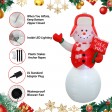 8FT SNOWMAN , INFLATABLE