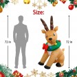 6FT INFLATABLE REINDEER -ANIMATION