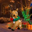 6FT INFLATABLE REINDEER -ANIMATION