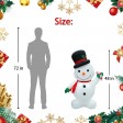 4FT INFLATABLE SNOWMAN