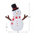 4FT Inflatable Tree Hand Snowman