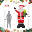 8FT White Santa Inflatable