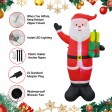 8FT White Santa Inflatable