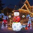 6FT Inflatable Tree Hand Snowman