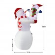 8FT  Inflatable Snowman
