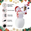 8FT  Inflatable Snowman