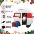 6.5FT Airblown Camper with Santa