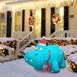 4FT Inflatable Hippo