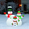 6FT Inflatable Snowman Family