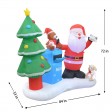 6.5FT L Inflatable Santa with Mailbox