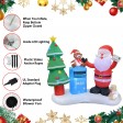 6.5FT L Inflatable Santa with Mailbox
