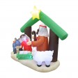 7FT  L Inflatable Nativity Scene