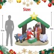 7FT  L Inflatable Nativity Scene