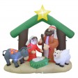 7FT  L Inflatable Nativity Scene