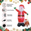 8FT Santa And Labrador Dog Inflatable
