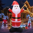 10FT Santa with String Light Inflatable