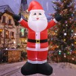 10FT Santa with String Light Inflatable