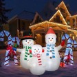 7FT Snowman Family Inflatable