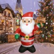 4FT Santa Claus Inflatable with LED lights