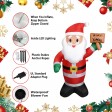 4FT Santa Claus Inflatable with LED lights