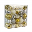 50 Pk Christmas Ornament Tinsel Town Dec Orn Set