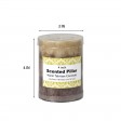 3 x 4 Inch Tritone Brown Scented Pillar Candle(24pcs/Case)