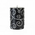3 x 4 Inch Scroll Pillar Candle