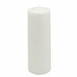 3 x 9 Inch White Pillar Candles