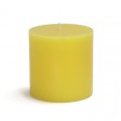 3 x 3 Inch Yellow Pillar Candle