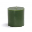 3 x 3 Inch Hunter Green Pillar Candle