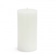 3 x 6 Inch White Citronella Pillar Candle