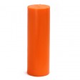 3 x 9 Inch Orange Pillar Candle