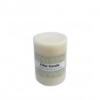 3 x 4 Inch  White Pillar Candle