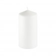 3Pack 3 Inchx 6 Inch White Pressed and Over-Dipped Pillar Candles