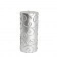 3 x 6 Inch Scroll Pillar Candle (12pcs/Case) Bulk