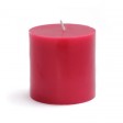 3 x 3 Inch Red Pillar Candles (12pcs/Case) Bulk