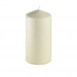 3Pack 3 Inchx 6 Inch Ivory Pressed and Over-Dipped Pillar Candles (12pcs/Case)