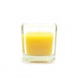 Yellow Citronella Square Glass Votive Candles (12pc/Box)