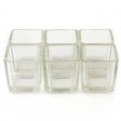 Square Glass Votive Holder (12pc/Box)