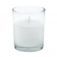 White Round Glass Votive Candles (96pcs/Case) Bulk