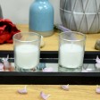 White Round Glass Votive Candles (96pcs/Case) Bulk