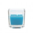 Square Glass Votive Candles (96pcs/Case) Bulk