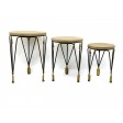 Yahud Metal Decor Stand (Set of 3)