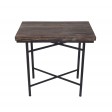 WOOD/METAL RECT.TABLE.