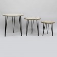 METAL AND WOOD TABLES