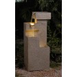 Sand Stone Cascade Tires Outdoor/Indoor Lighted Fountain