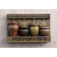Colorful Pots Wall Water Fountain