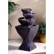 Modern Tier Bowls Indoor Water Fountain